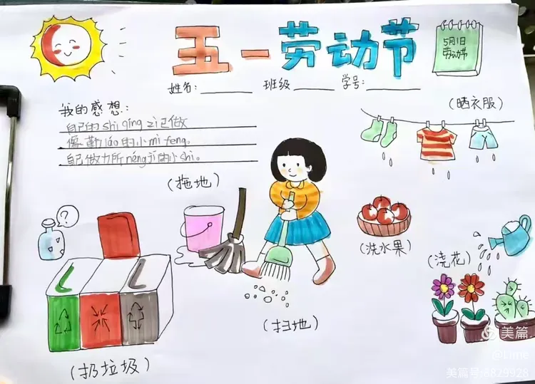 劳动享乐趣，行动正当时——陆集乡中心小学劳动节主题教育活动